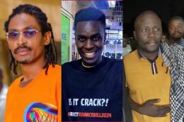 Photocollage of Shad Khalif, Billy Simani and Austin Omondi.